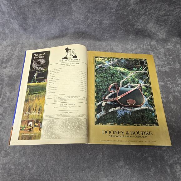 Vintage The New Yorker August 5th & November 4th 1991 Magazines - Picture 9 of 11